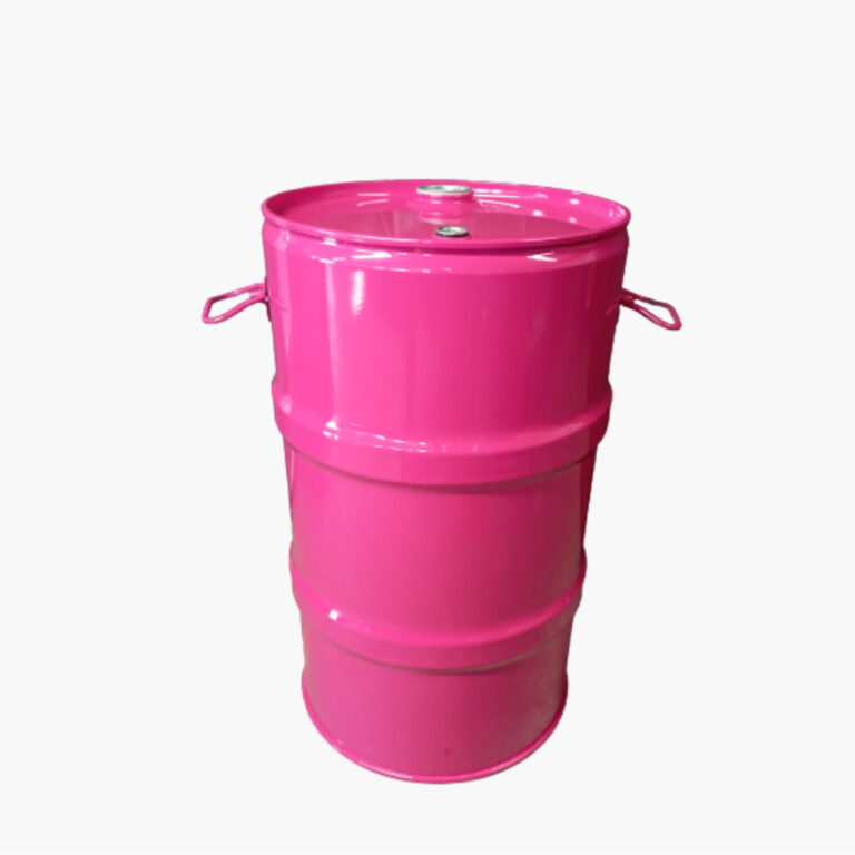 Baril (Fût) Trash en métal avec plateau en verre | Déco et Artisanat